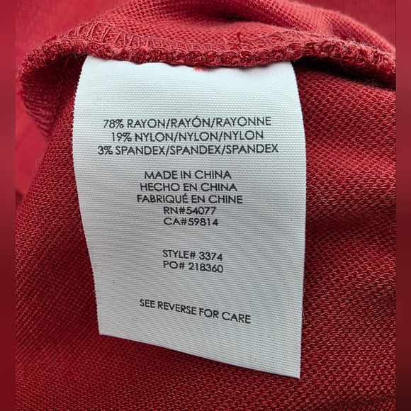 CAbi Little Red Jacket #3374 Tailored Ponte Knit Blazer Jacket Wonen's Size 4 - Picture 11 of 16